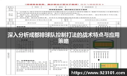 深入分析成都排球队控制打法的战术特点与应用策略
